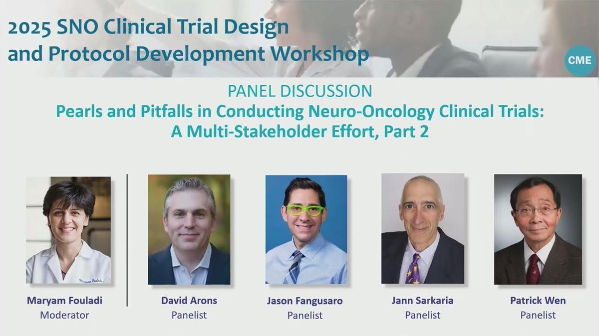 Clinical Trial Design Workshop - Group 1 - Panel 1_Part 2 - 11.05-11.50