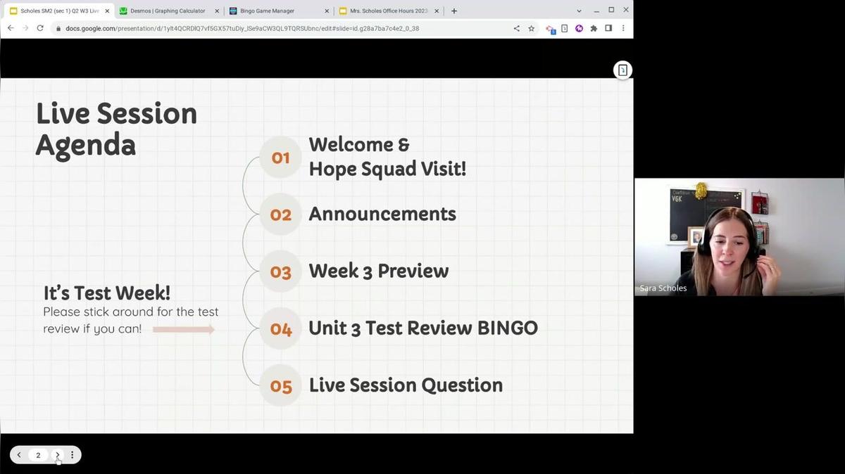 Scholes SM2 (sec 1) Q2 W3 Live Session Recording