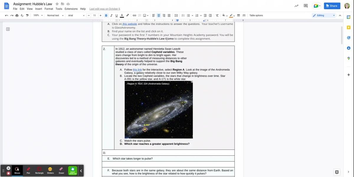Assignment_ Hubble&#39;s Law - Astronomy
