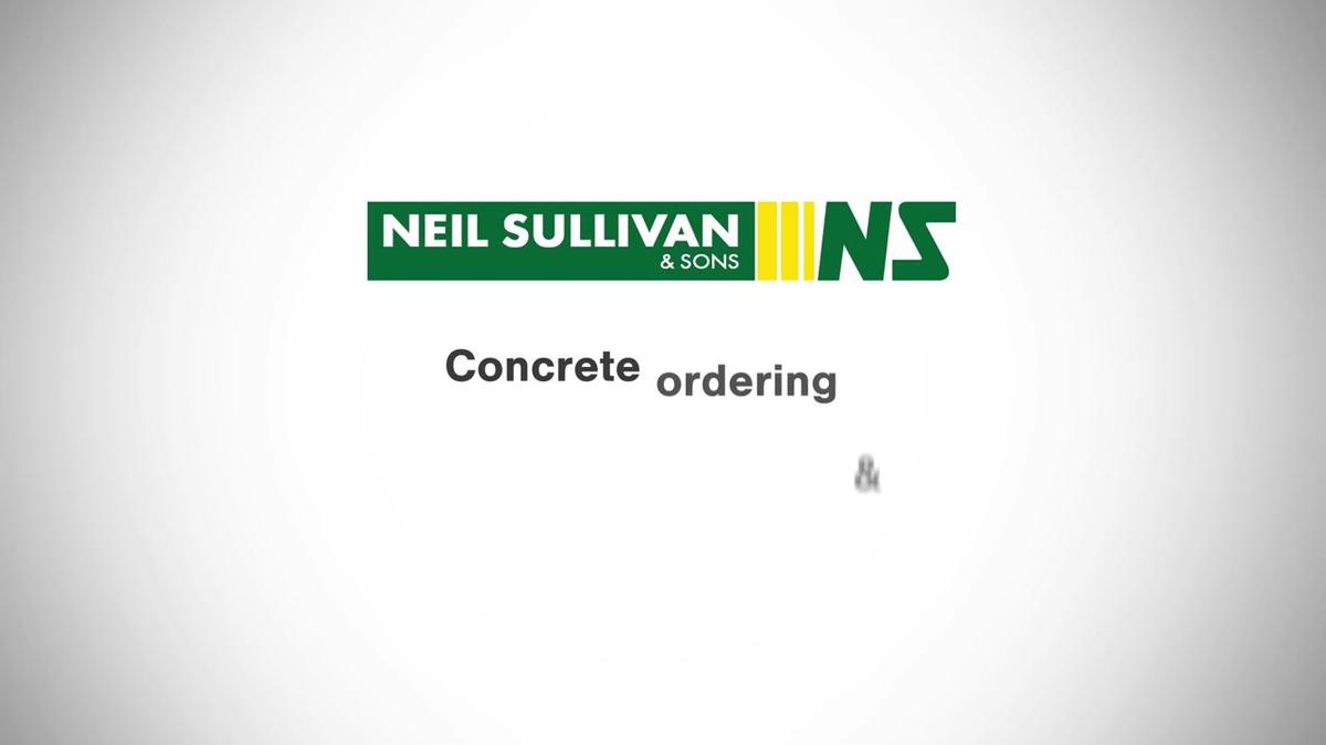 Neil Sullivan &amp; Sons - Concrete Ordering &amp; Preparation