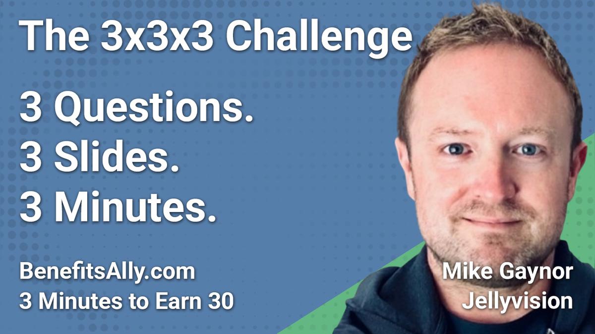 Jellyvision - 3x3x3 Challenge with Mike Gaynor