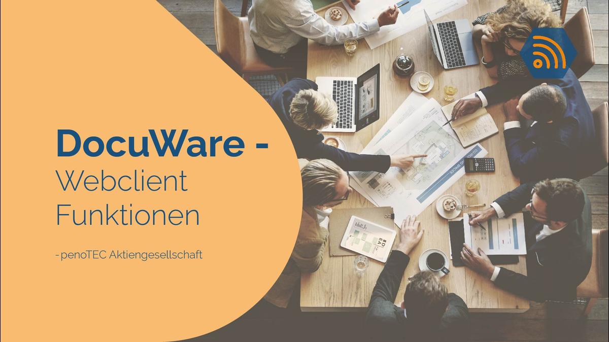 DocuWare - Webclient Funktionen