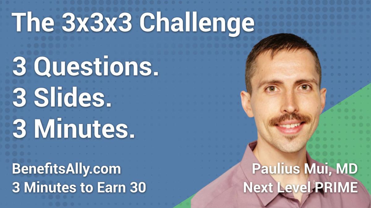 Next Level PRIME - 3x3x3 Challenge with Paulius Mui, MD