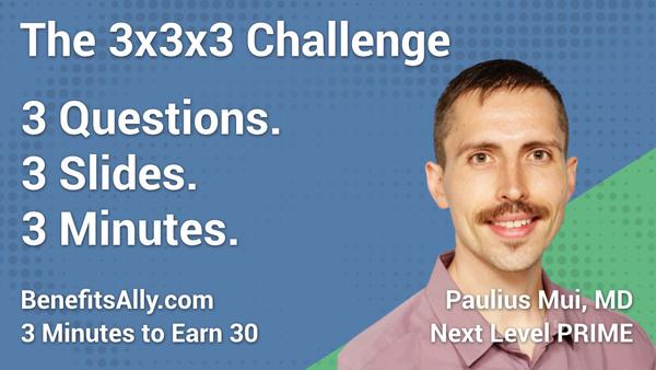 Next Level PRIME - 3x3x3 Challenge with Paulius Mui, MD