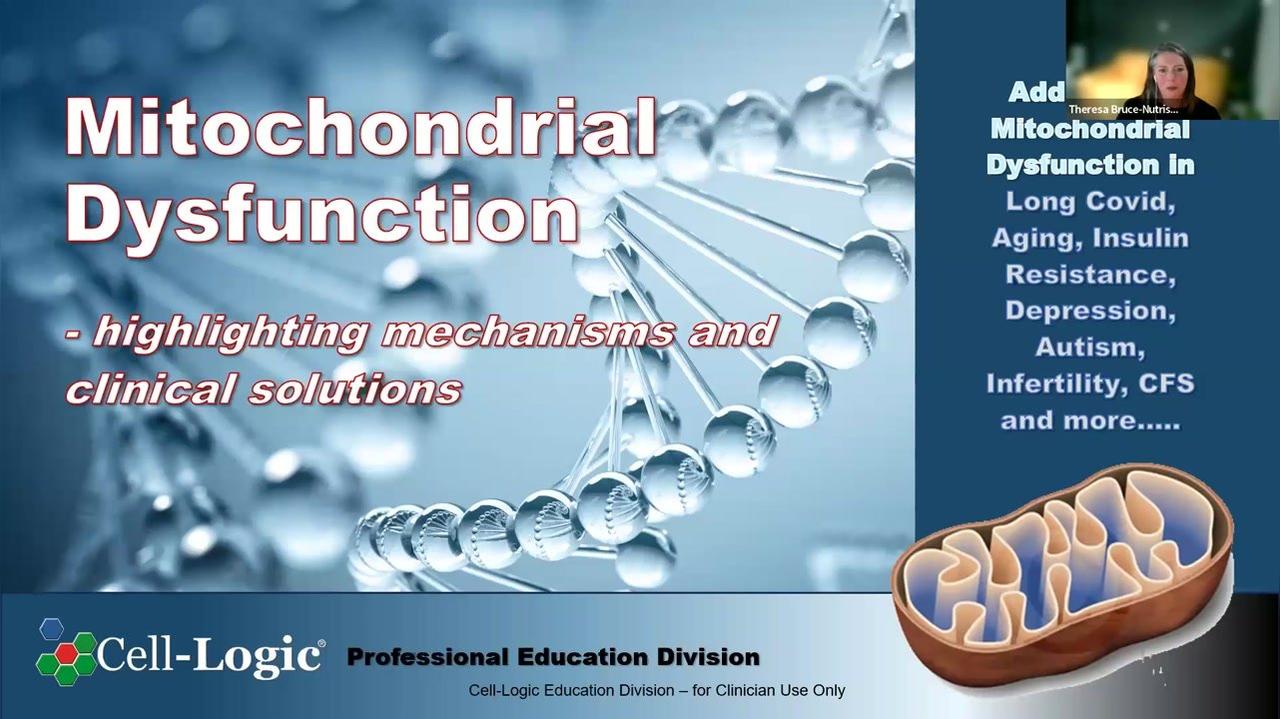 WEBINAR Mitochondrial Dysfunction in Long Covid, Aging, Insulin Resistance, Depression, Austism, Infertility, CFS and more..." with Rob Thomas | Integra