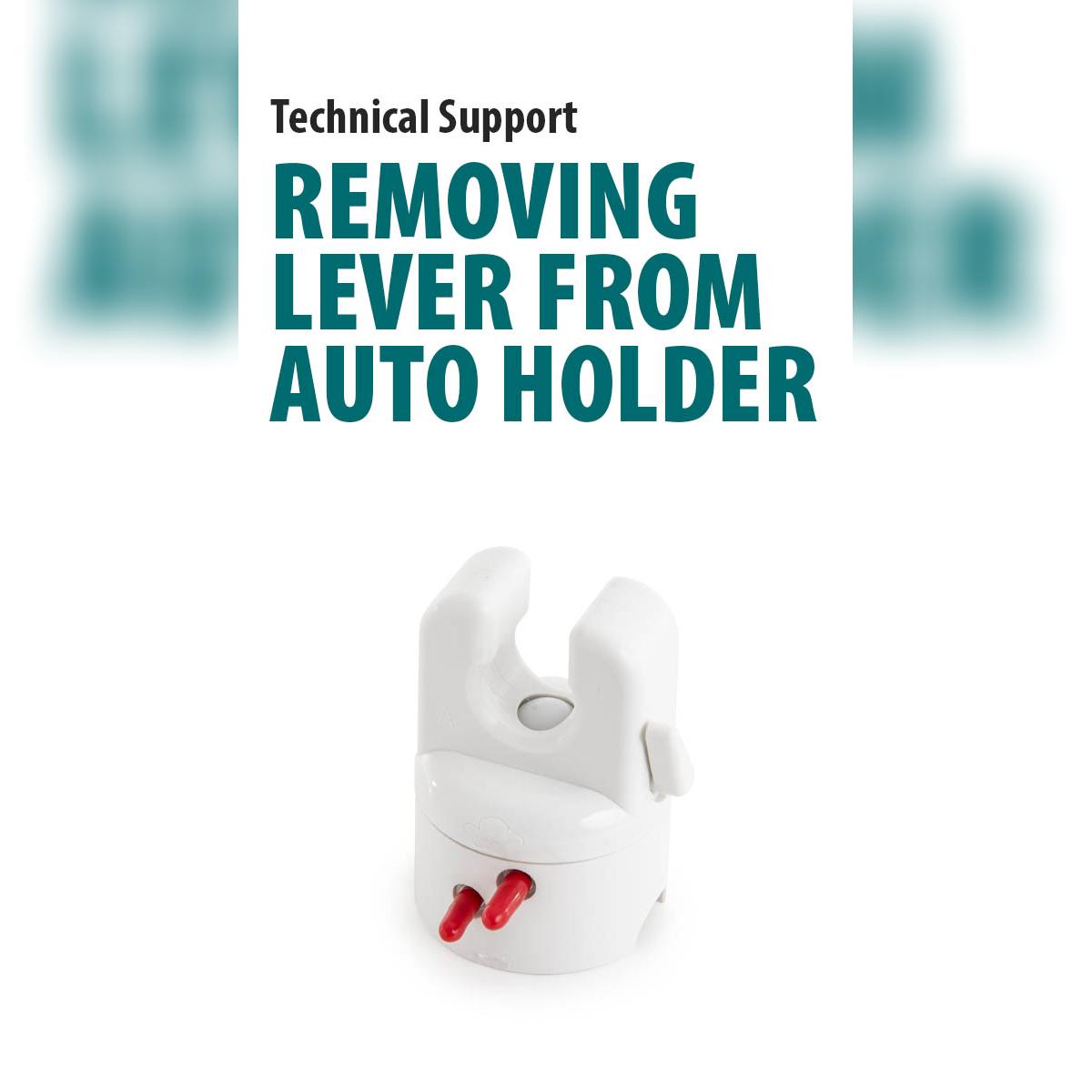 Removing Lever from Auto Holder