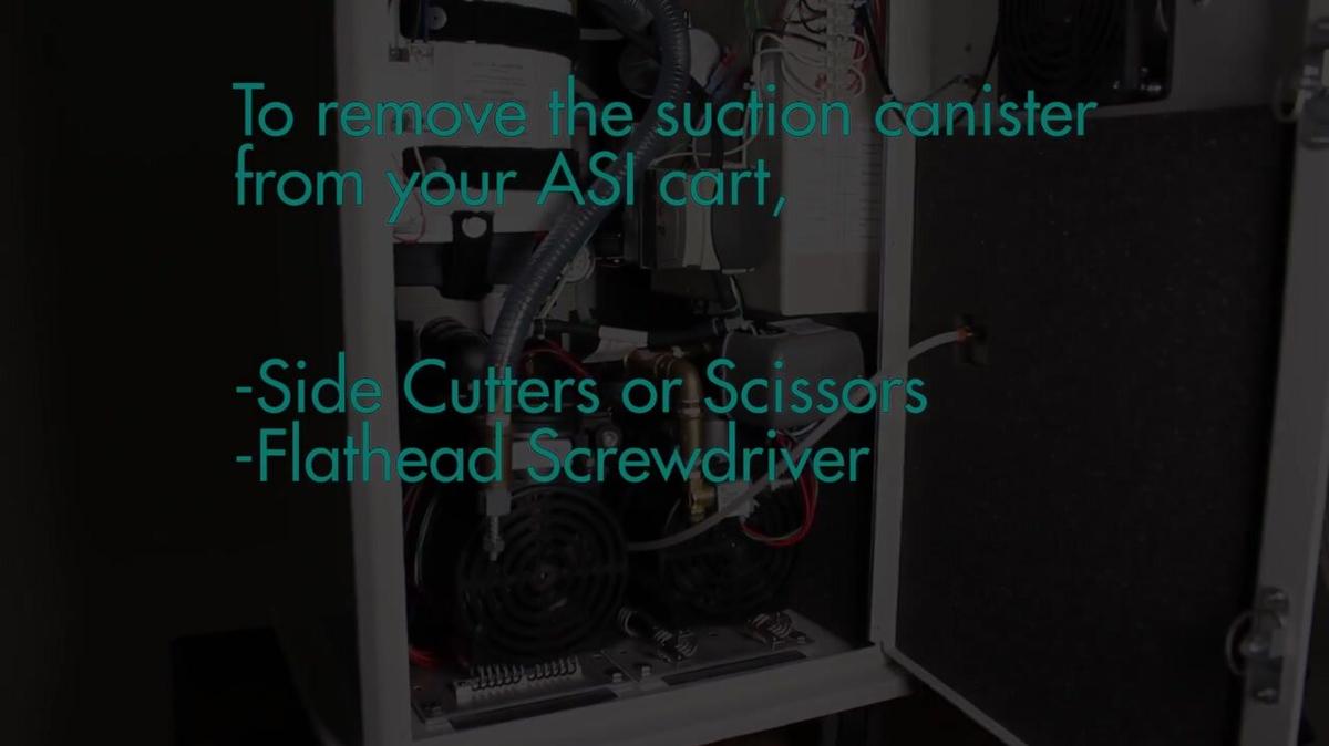 How to Remove/Replace the ASI Suction Canister [66-4011]