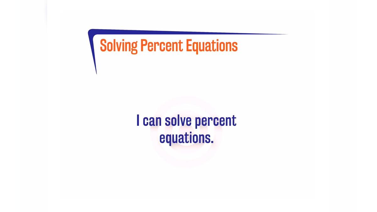 CoreSP 1.6.4 Solving Percent Equations
