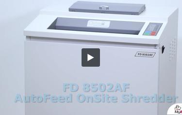 Formax FD 8502AF AutoFeed Onsite Shredder Demo Video
