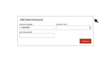 Add &amp; Verify External Accounts