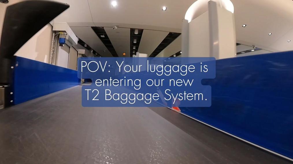 Baggage carousel video