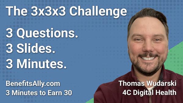 4C Digital Health - 3x3x3 Challenge with Thomas Wudarski
