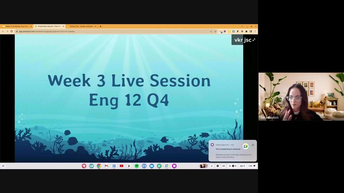 English 12 Q4W3 Live Session 