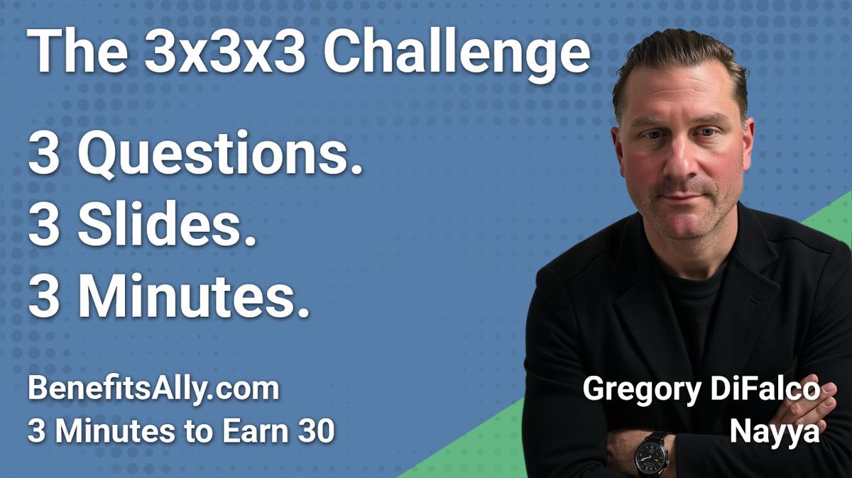 Nayya - 3x3x3 Challenge with Gregory DiFalco