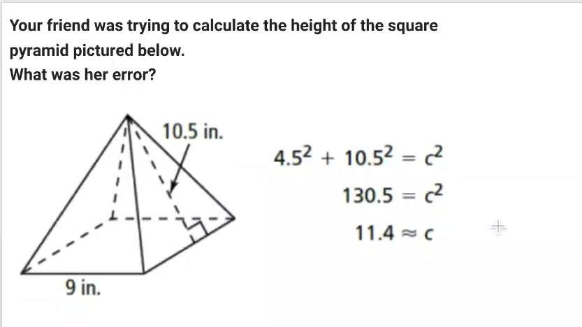 Math 8 Q4 Square Pyramid Error