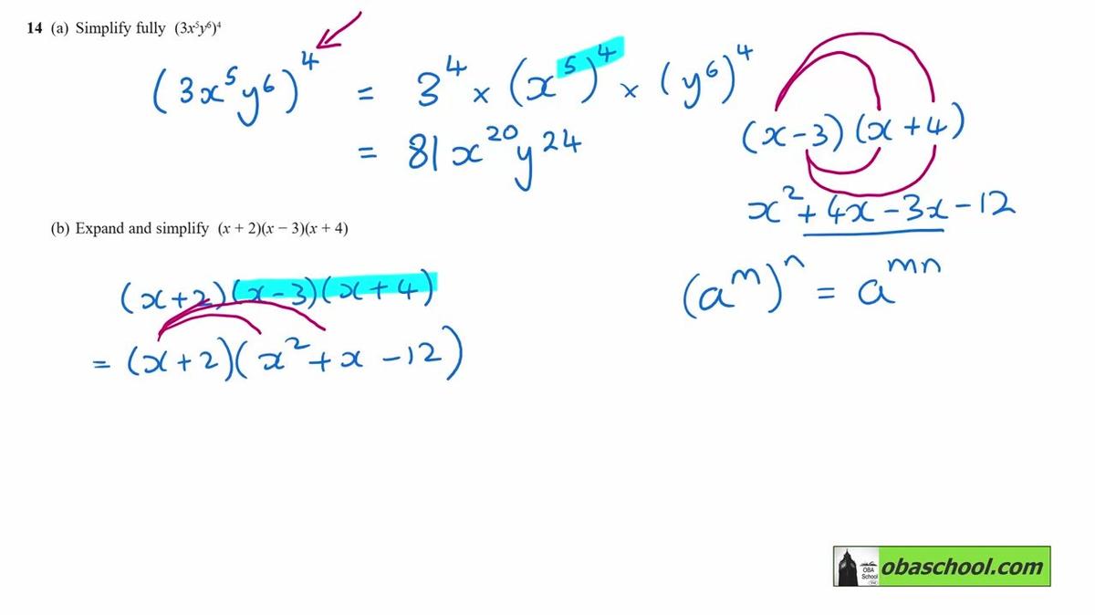 Edexcel GCSE Maths Past Papers November 2022 Paper 3 Higher Q14