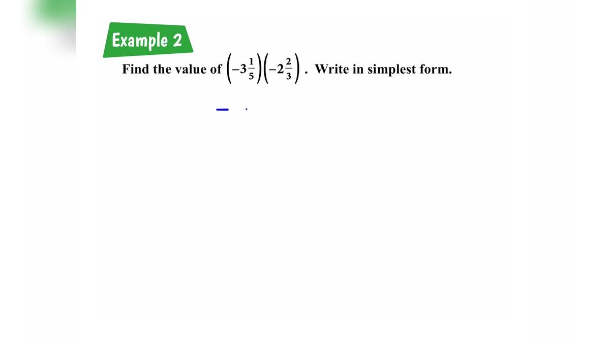 Lesson 2.5.2 Multiplying Rational Numbers R1