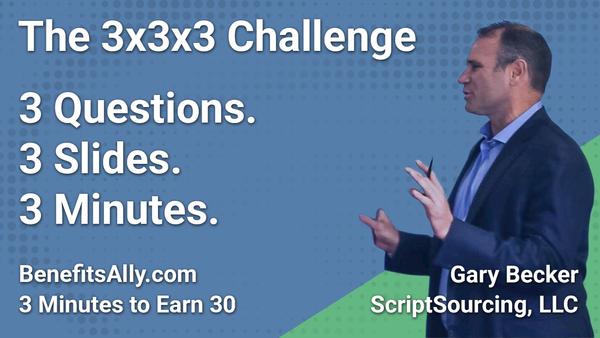 ScriptSourcing, LLC - 3x3x3 Challenge with Gary Becker
