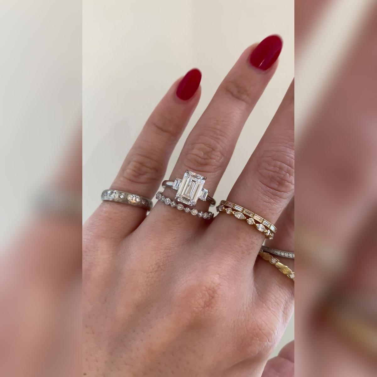 Rebecca Wedding Band Pairings