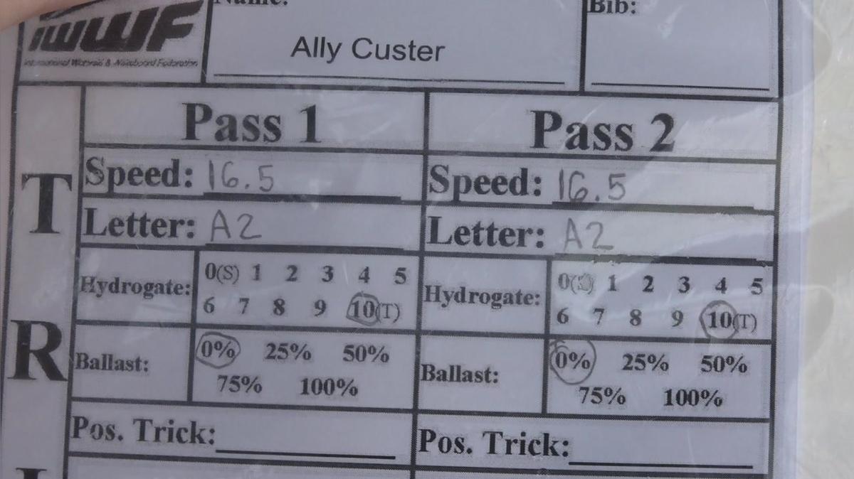 Ally Custer JW Round 1 Pass 1