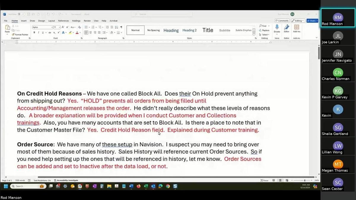 Garveys_Daily Meeting 2024-0614