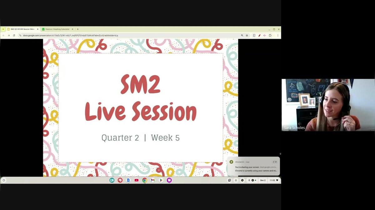 SM2 (sec 1) Q2 W5 Live Session Recording