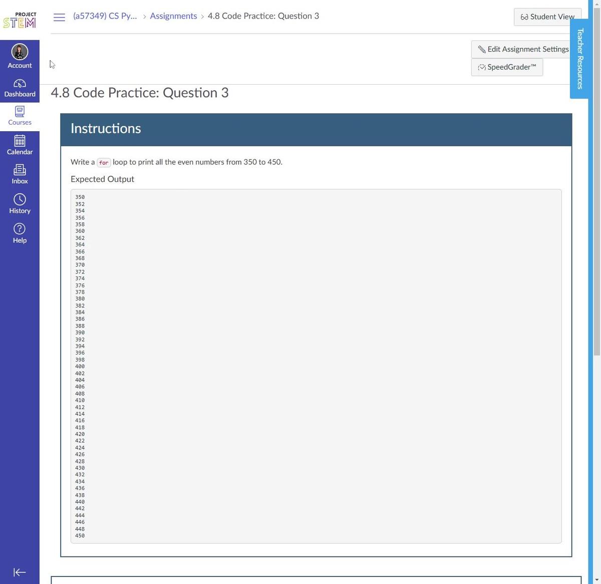 4.8 code practice question 3