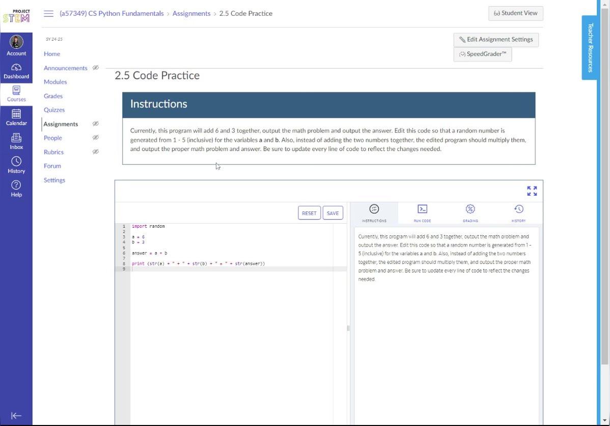 2.5 Code Practice