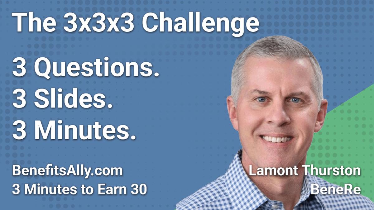 BeneRe - 3x3x3 Challenge With Lamont Thurston