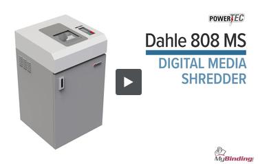 Dahle 808 MS Digital Media Shredder Demo Video