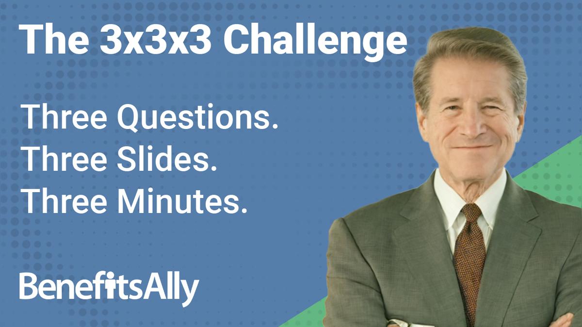 Opioid Clinical Management, Inc - 3x3x3 Challenge With Michael Vasquez