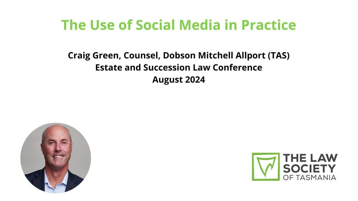The Use of Social Media in Practice