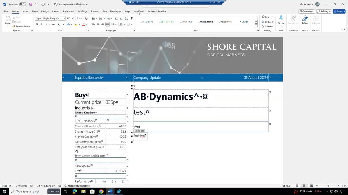 Direct workflow with peer review