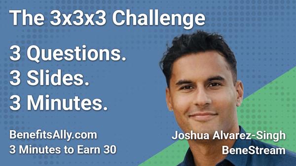 BeneStream - Public Insurance Transition Tool - 3x3x3 Challenge with Joshua Alvarez-Singh
