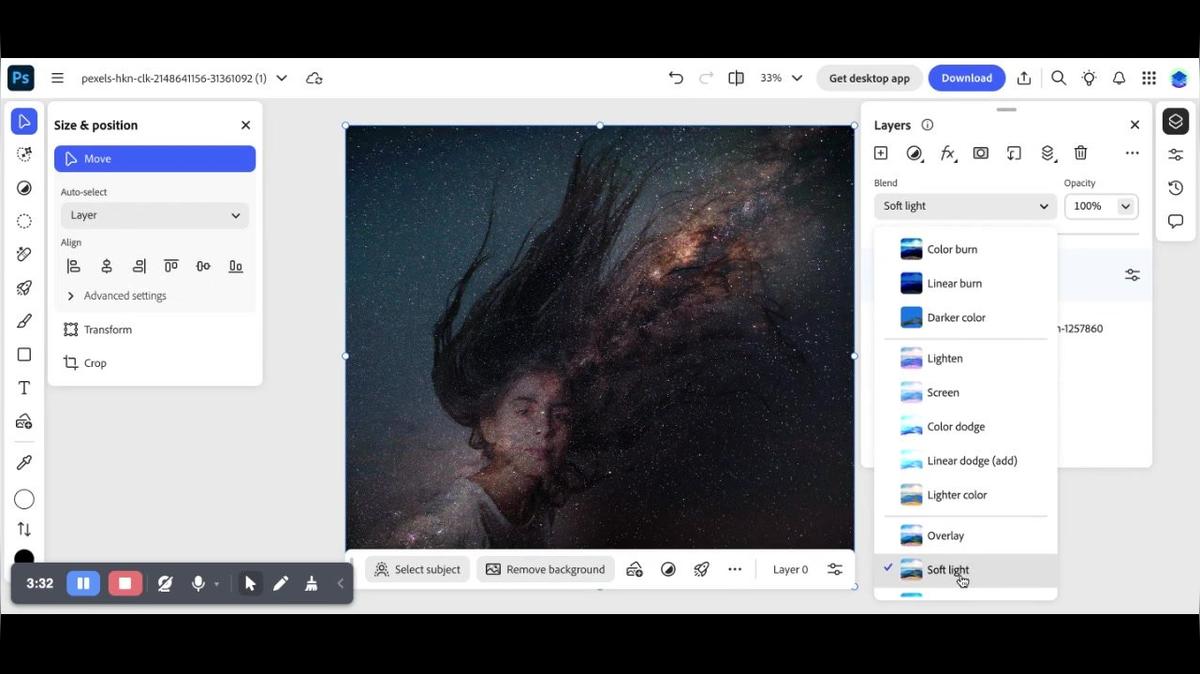 Photoshop on the Web Tutorial: Double Exposure