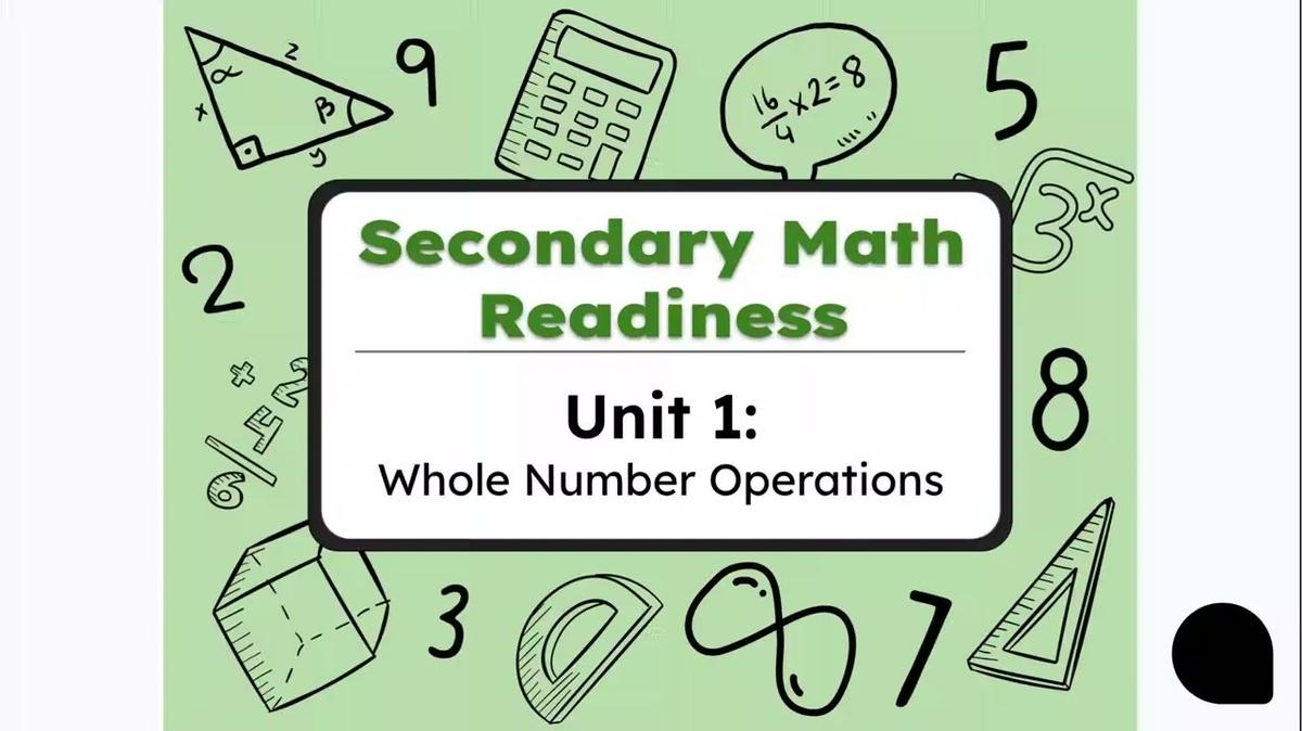 Secondary Math Readiness - Google Slides Template-2