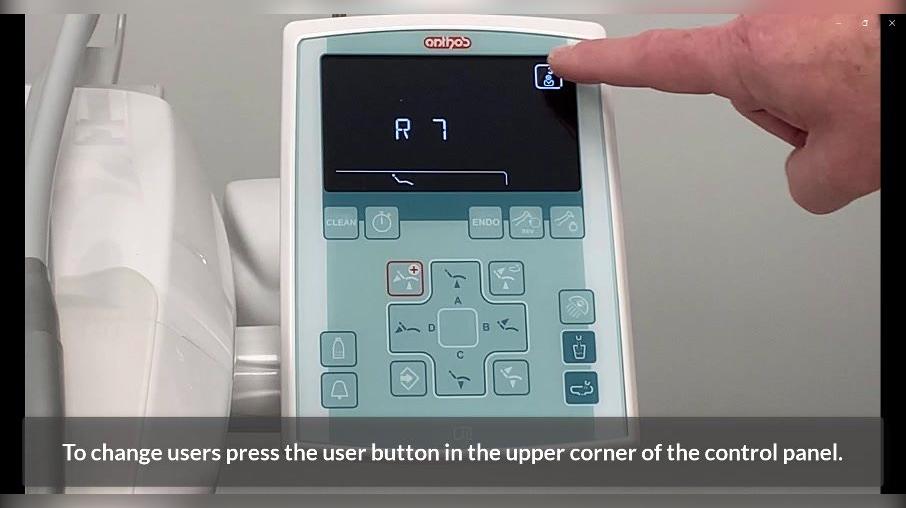 Navigating the LCD Touch Control Panel
