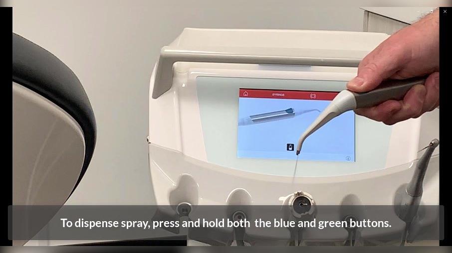 Air &amp; Water Syringe - Full Touch Control Panel