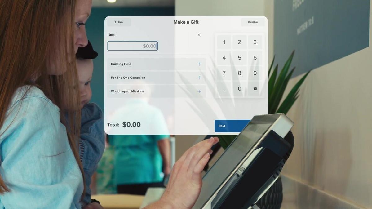 SecureGive Kiosk Technology