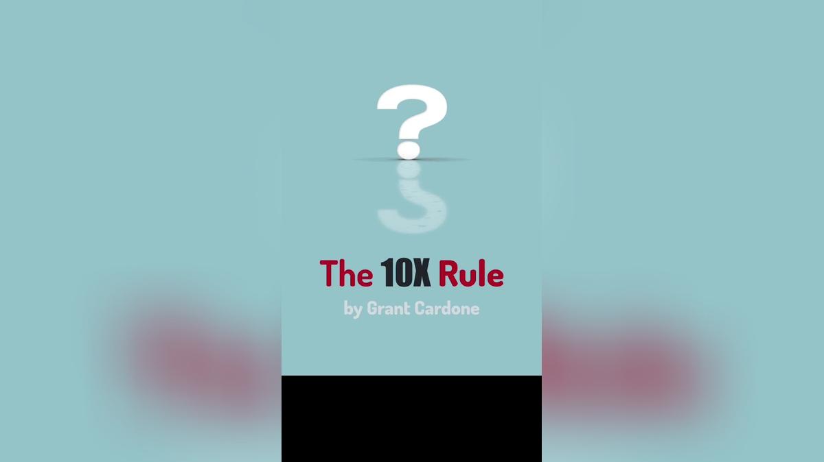 March 23rd - Get Inspired - the 10 X Rule
