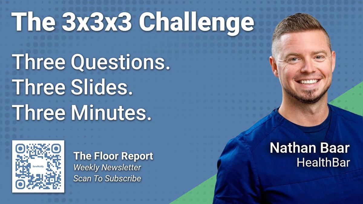 HealthBar - 3x3x3 Challenge With Nathan Baar