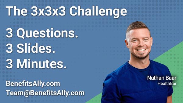 HealthBar - 3x3x3 Challenge With Nathan Baar
