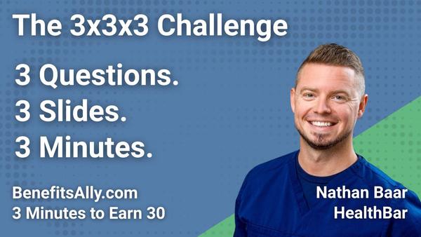 HealthBar - 3x3x3 Challenge With Nathan Baar