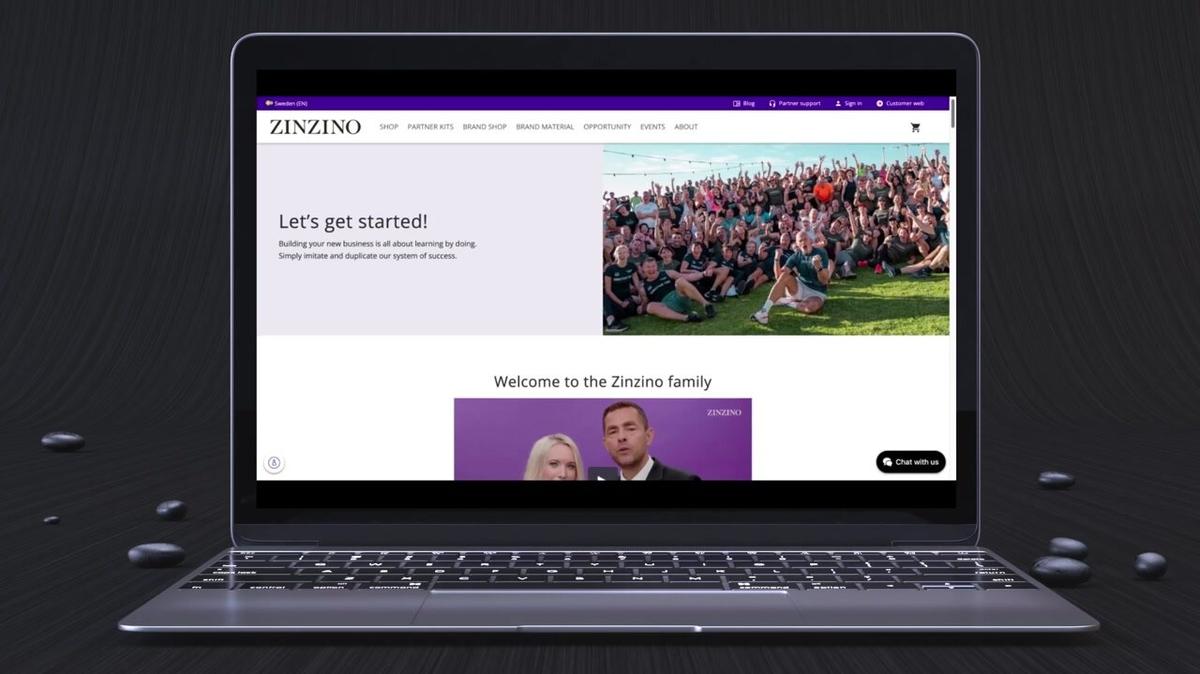 Get Started webpage