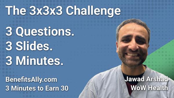 WoW Health - 3x3x3 Challenge With Jawad Arshad
