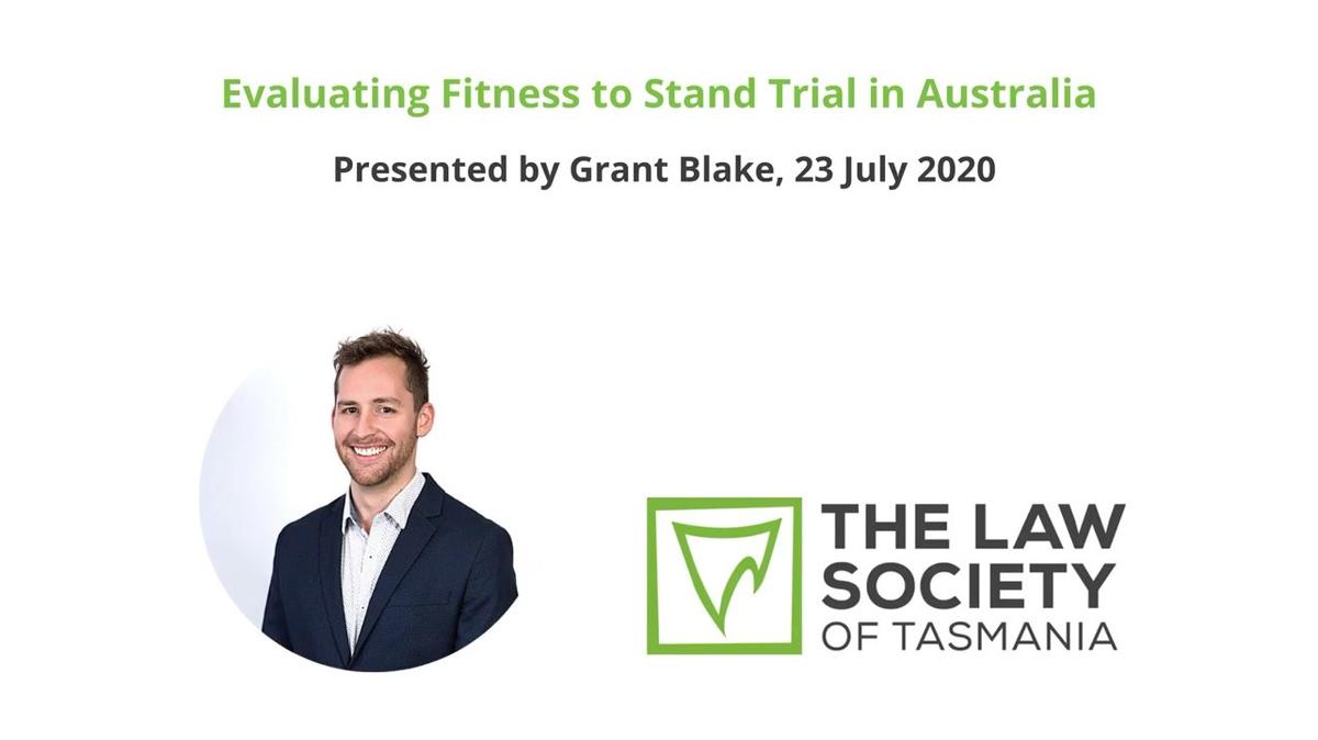 Evaluating Fitness to Stand Trial in Australia