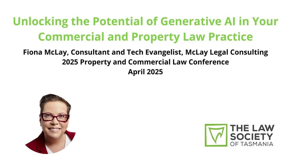 Unlocking the Potential of Generative AI in Your Commercial and Property Law Practice