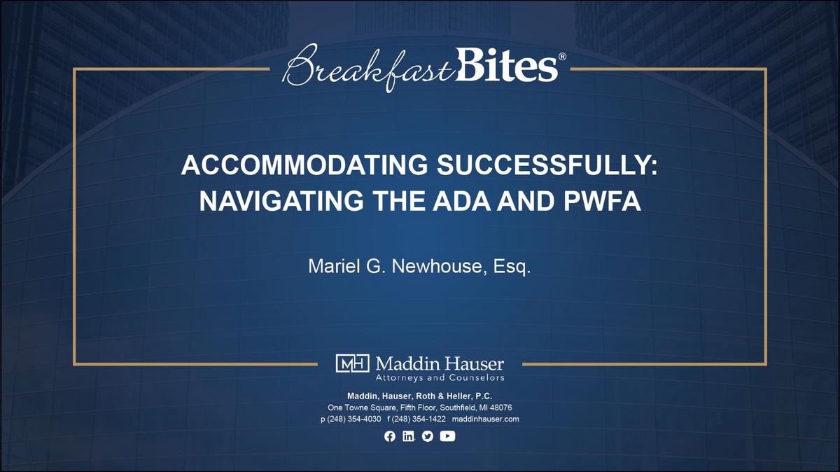 Maddin Hauser Breakfast Bites: May 20, 2025