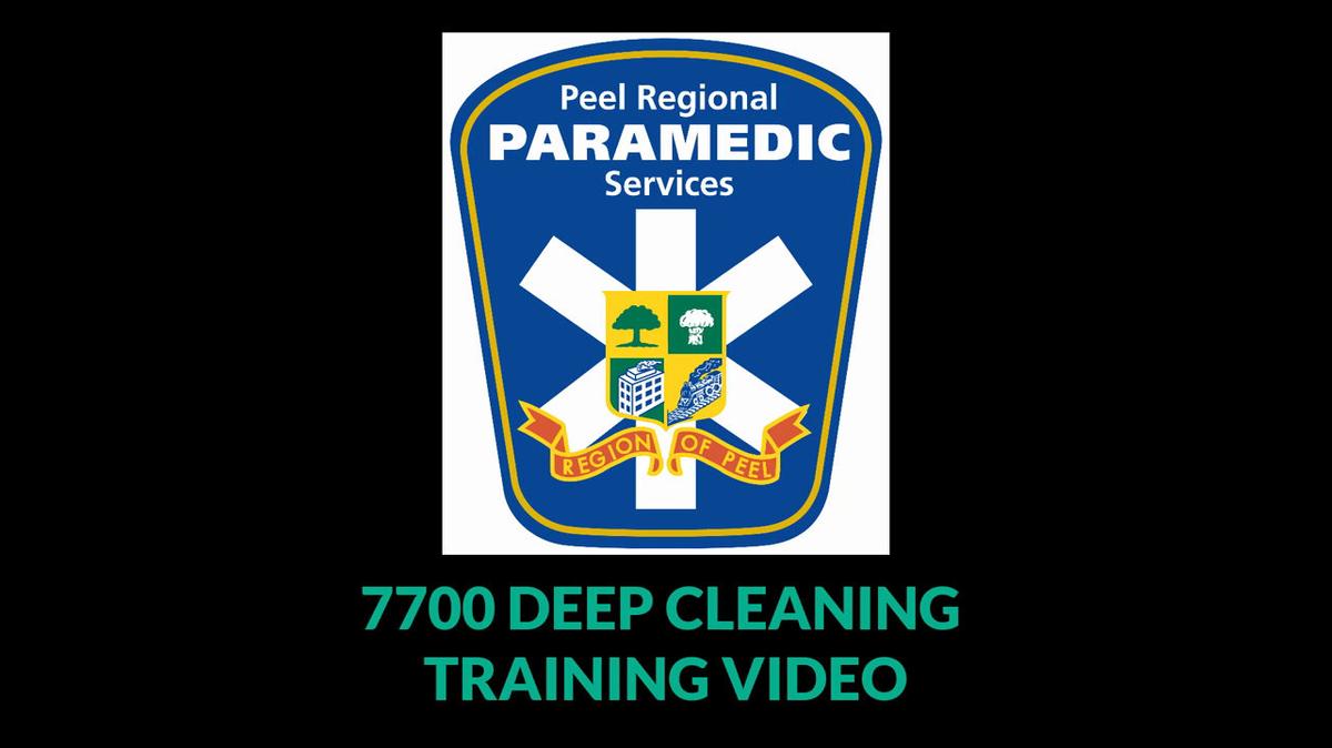 7700 Deep Cleaning Instructional Video
