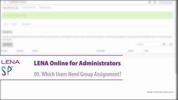 LO Admin 09 SP Which users assign (00:36)